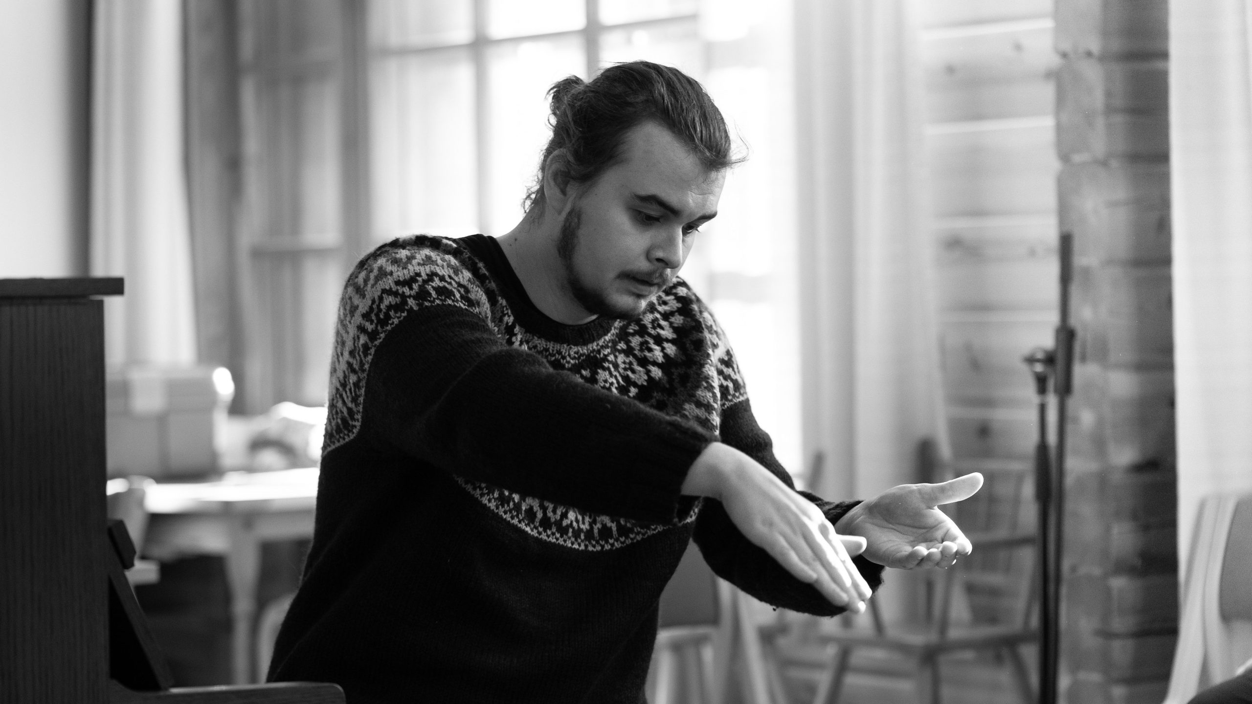 Turun yliopiston kuoron kevään 2026 taiteellinen johtaja Riku Miettunen